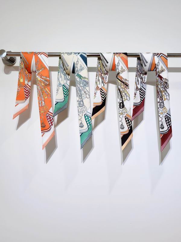 Hermes silk ribbon 5X86cm E051737